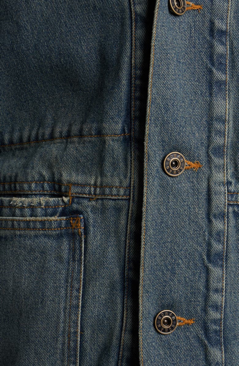 Rowan 1955 Duncan Denim Chore Jacket, Alternate, color, True Blue Vintage