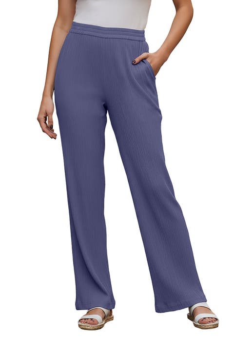 Wide Leg Gauze Pant (Plus)