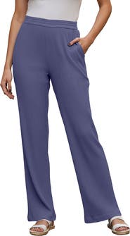 Jessica London Wide Leg Gauze Pant