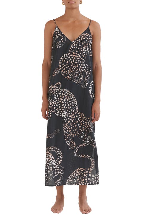Floral Cotton Nightgown