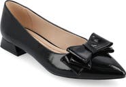 Journee Collection Ophelia Bow Pointed Toe Flat