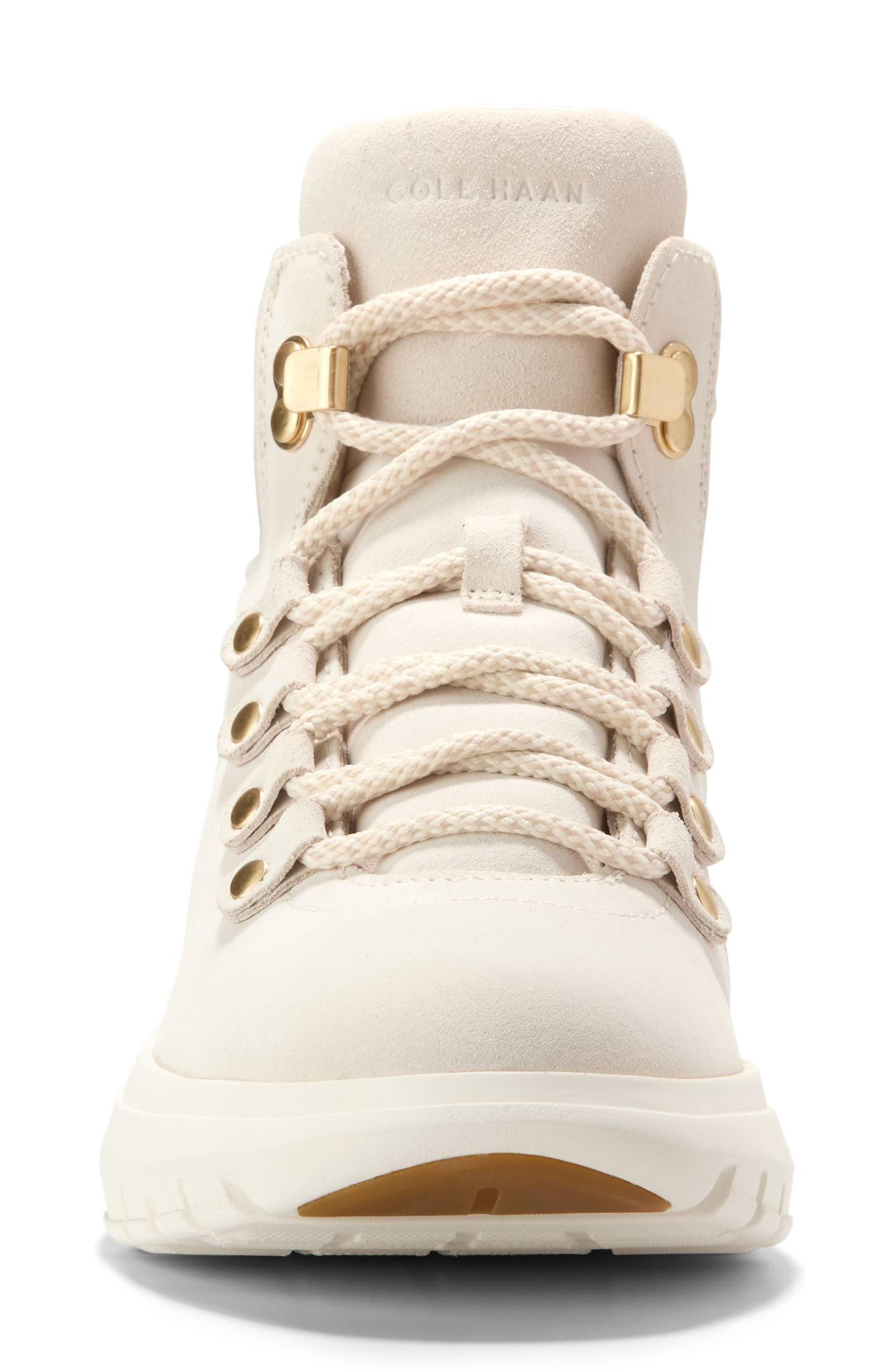 Cole Haan Grand Raelyn Waterproof Hiking Boot, Alternate, color, Birch Suede / Leather