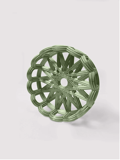 Form & Seek Frosting Basket In Green