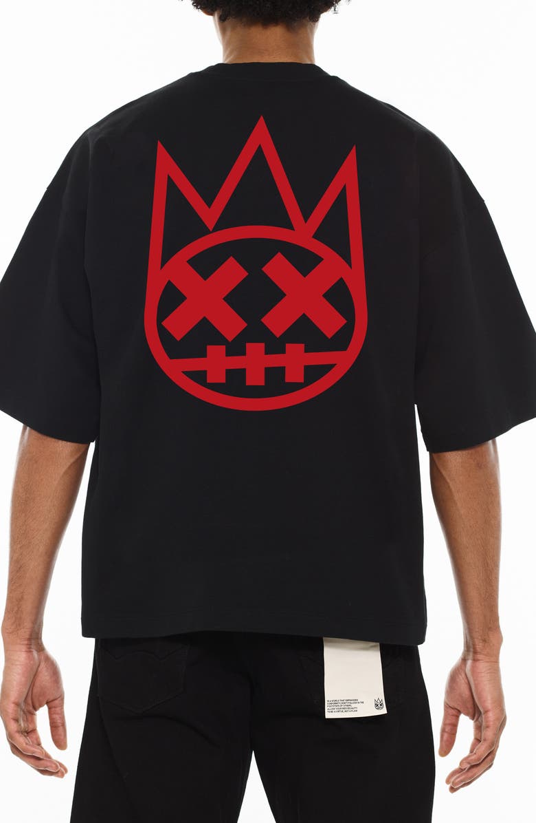 Cult of Individuality Relaxed Fit Cotton Graphic T-Shirt, Alternate, color, Black