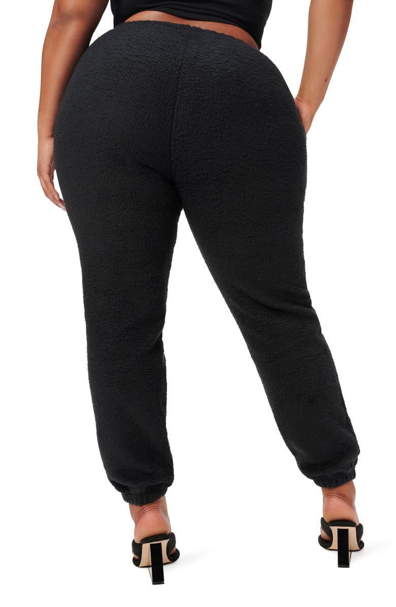 Good American Boyfriend Fleece Sweatpants, Alternate, color,