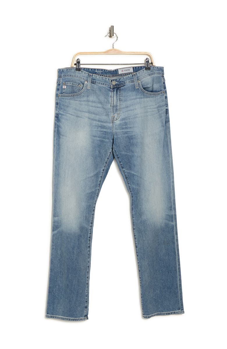 AG Everett Slim Straight Jeans, Alternate, color, 21 Years Bright Sky