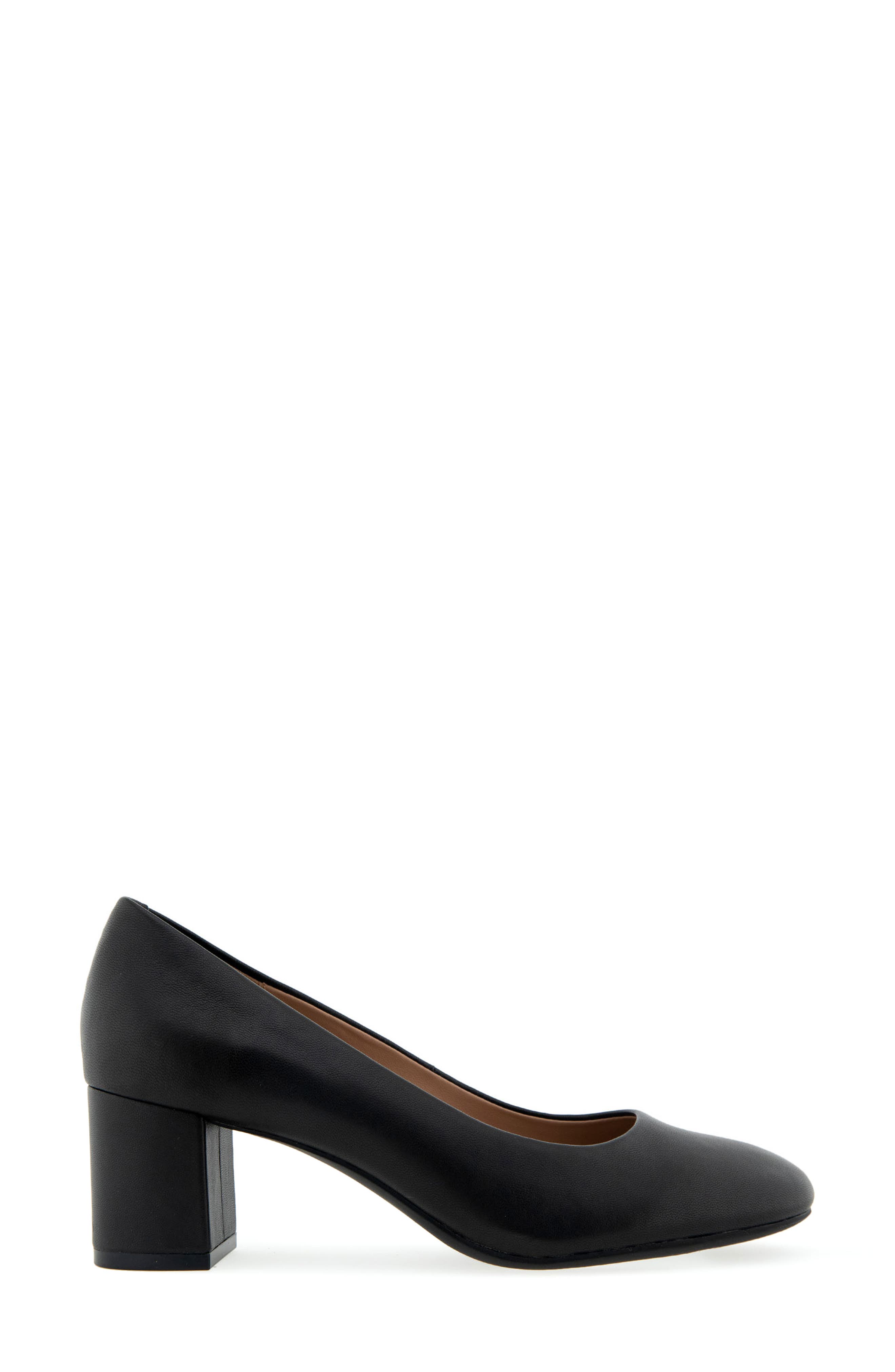 Ebel Block Heel Pump - Wide Width Available, Alternate, color, BLACK LEATHER