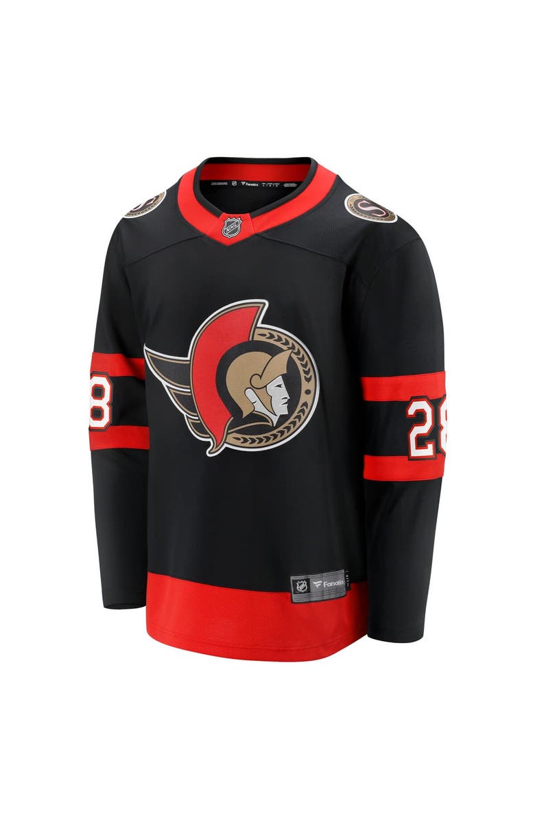 FANATICS Men's Fanatics Branded Claude Giroux Black Ottawa Senators Home Breakaway Player Jersey, Alternate, color,