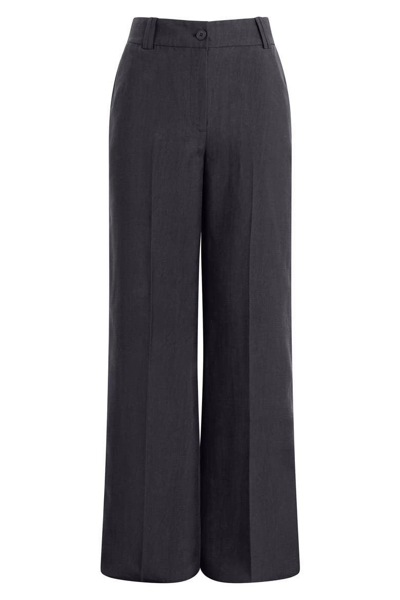 The Fine Line Pinstripe Pants, Alternate, color, NAVY