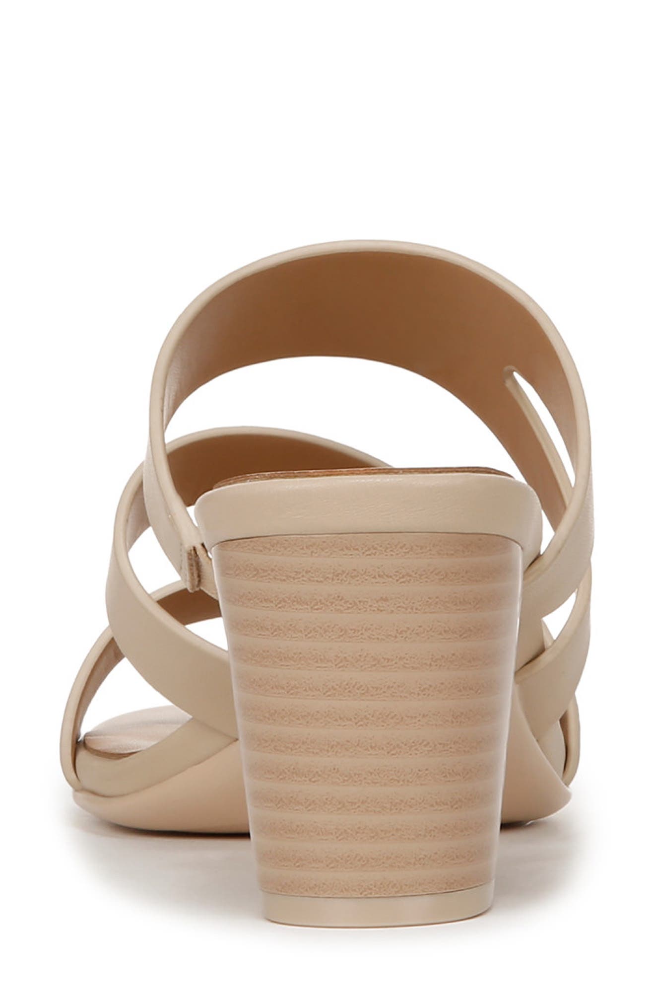 Beaming Block Heel Slide Sandal, Alternate, color, COASTAL TAN SMOOTH FAUX LEATHR