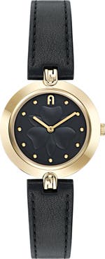 Furla Heritage Leather Strap Watch, 34mm