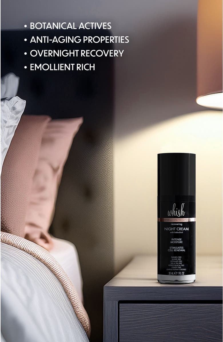 Whish Beauty Recovering Night Cream with Bakuchiol, Alternate, color,