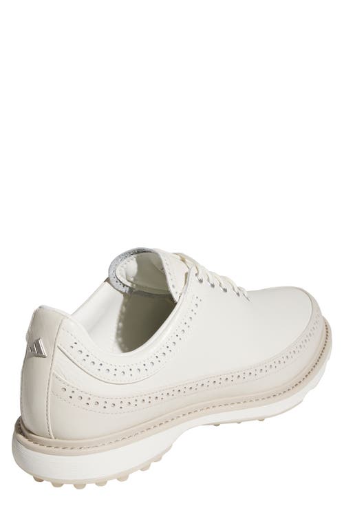 Adidas Golf Mc80 Spikeless Golf Shoe In Off White/orbit Grey/silver