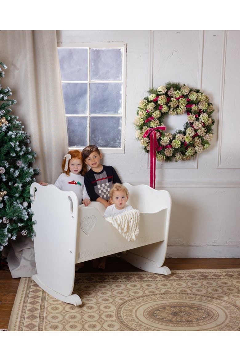 Belle Year Round Wreath, Alternate, color, Green
