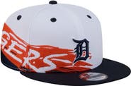 New Era Men's New Era White/Navy Detroit Tigers 9FIFTY Snapback Hat