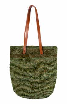 Hamptons Raffia Tote