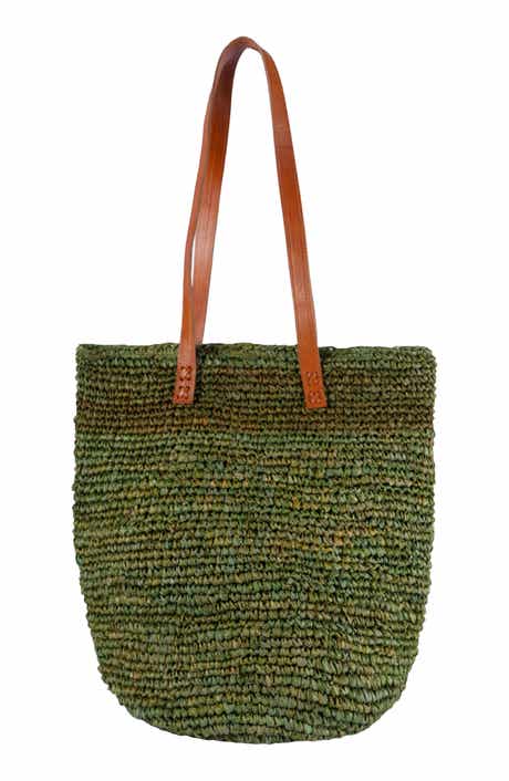 Hamptons Raffia Tote