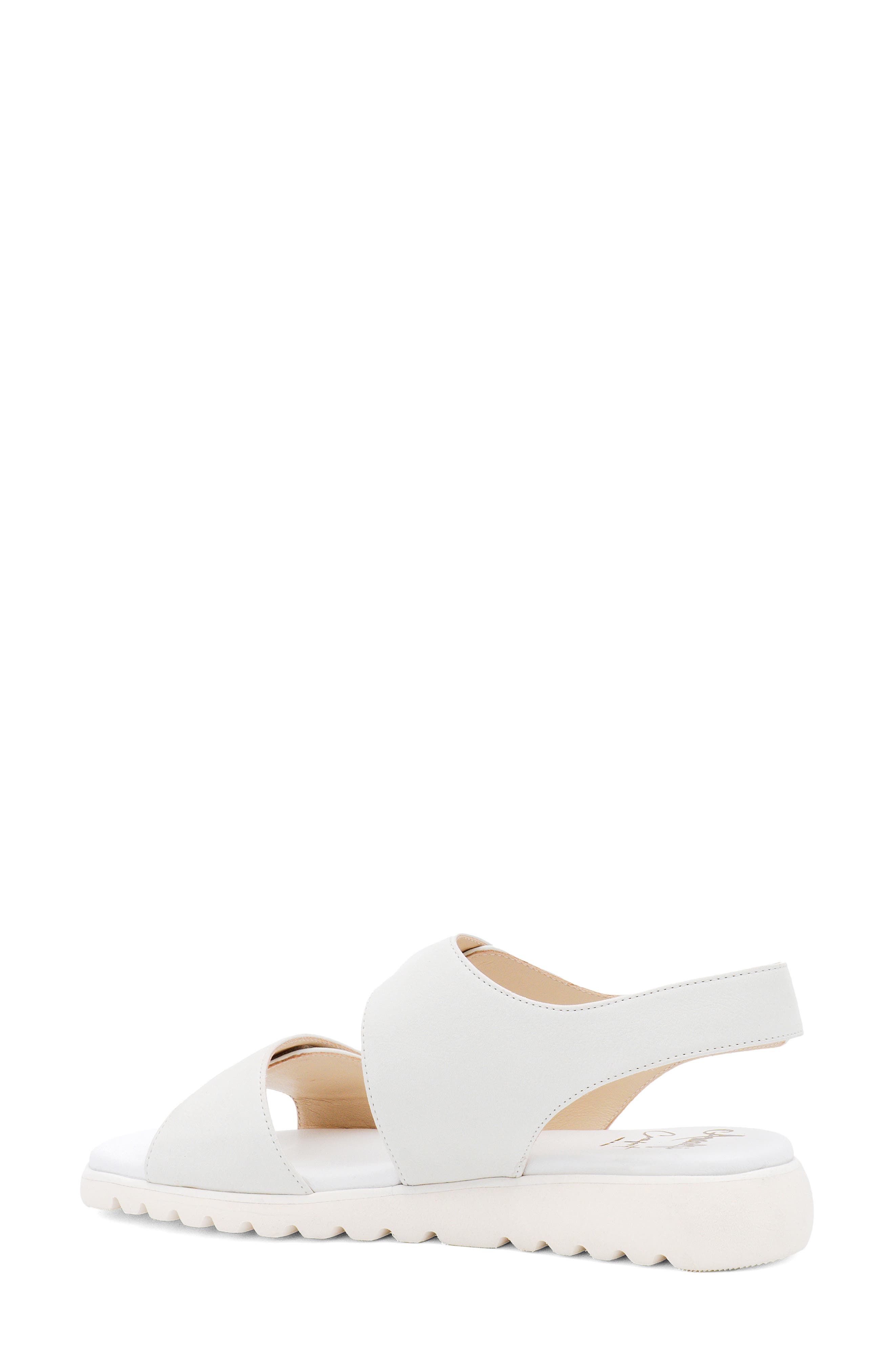 Amalfi by Rangoni Battigia Ankle Strap Sandal, Alternate, color, White Long Beach