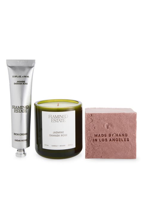 Jasmine Damask Rose Trio Set