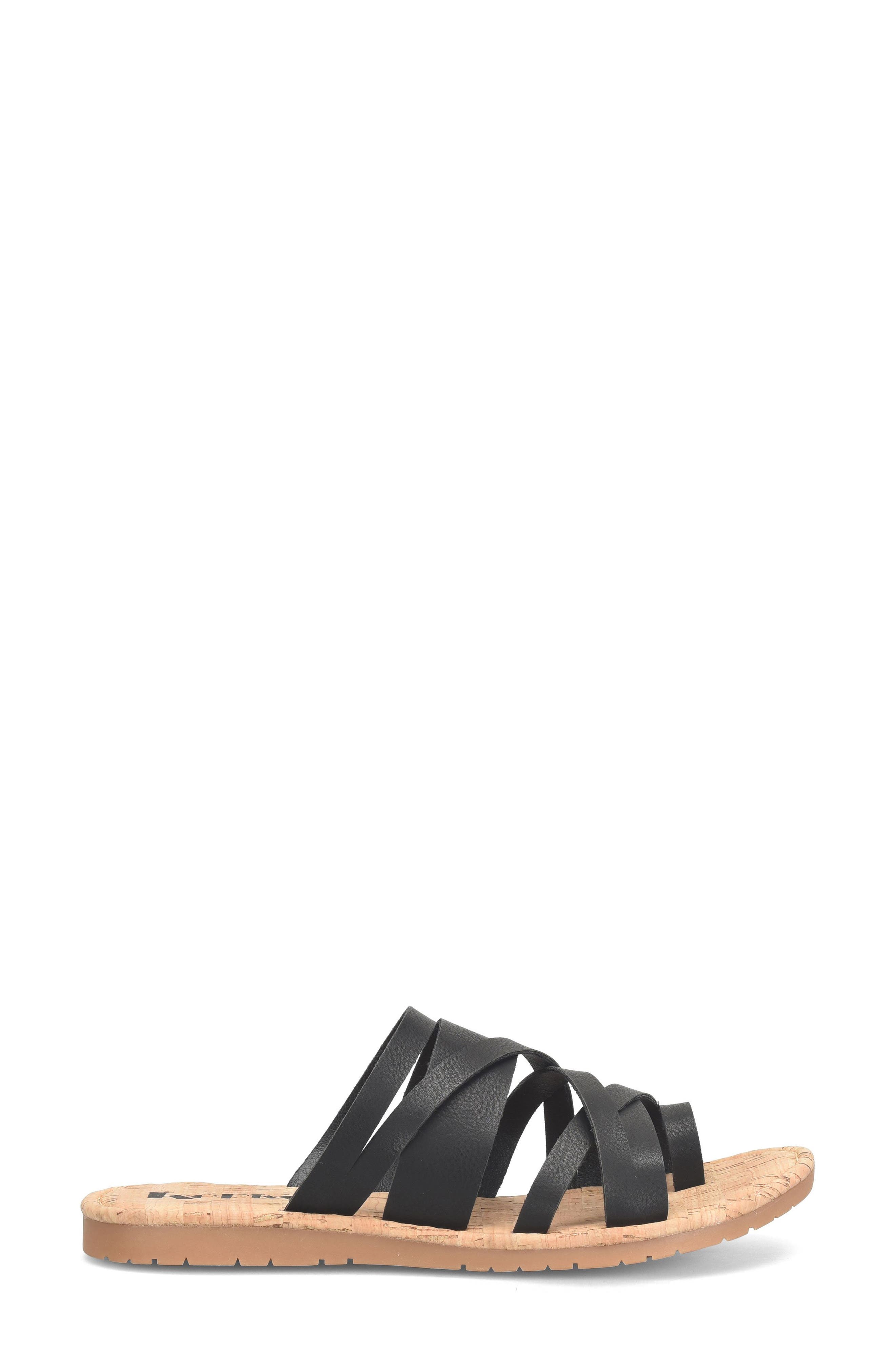 KORKS Clemmons Strappy Sandal, Alternate, color, Black