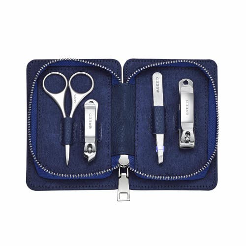 Breed Turbo 4 Piece Surgical Steel Groom Kit In Blue