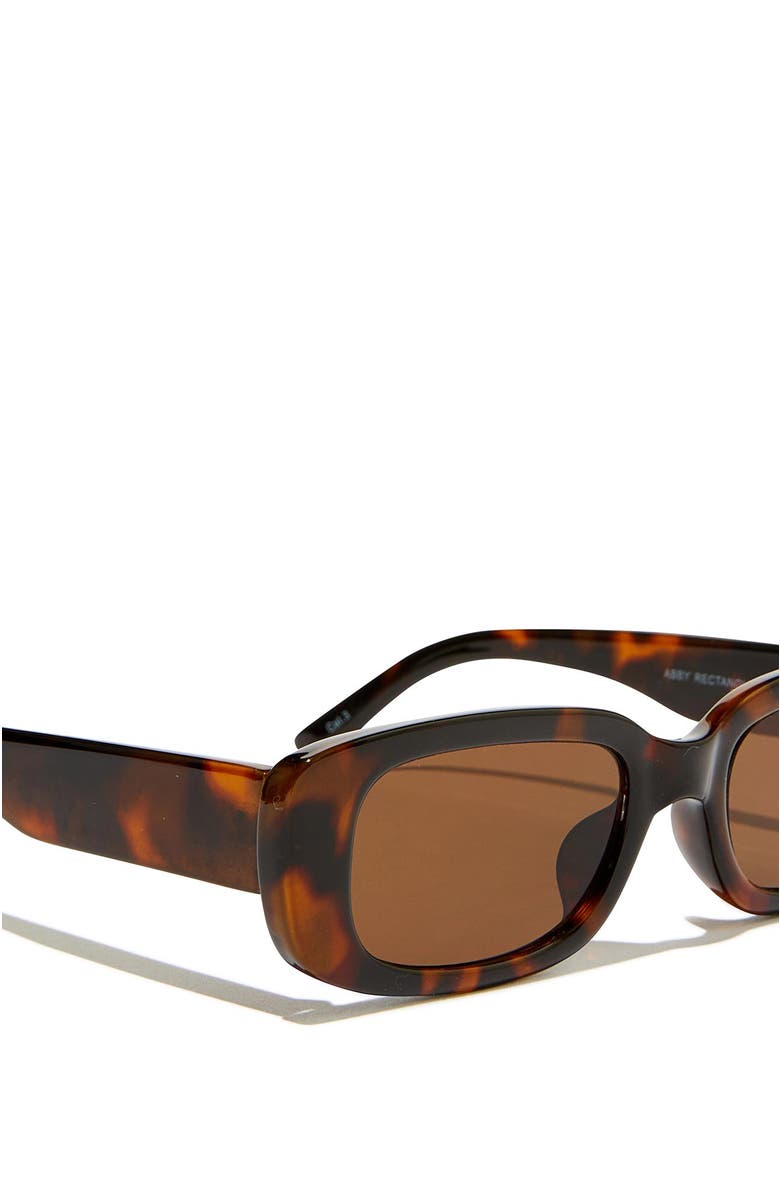Rubi Shoes Abby Rectangle Sunglasses, Alternate, color, 