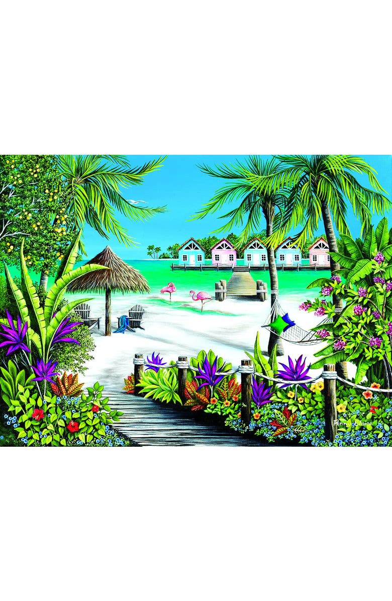 Sunsout Tropical Escape 500 piece Jigsaw Puzzle for Adults, Main, color, Multicolor