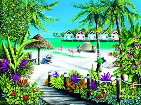 Tropical Escape 500 piece Jigsaw Puzzle for Adults