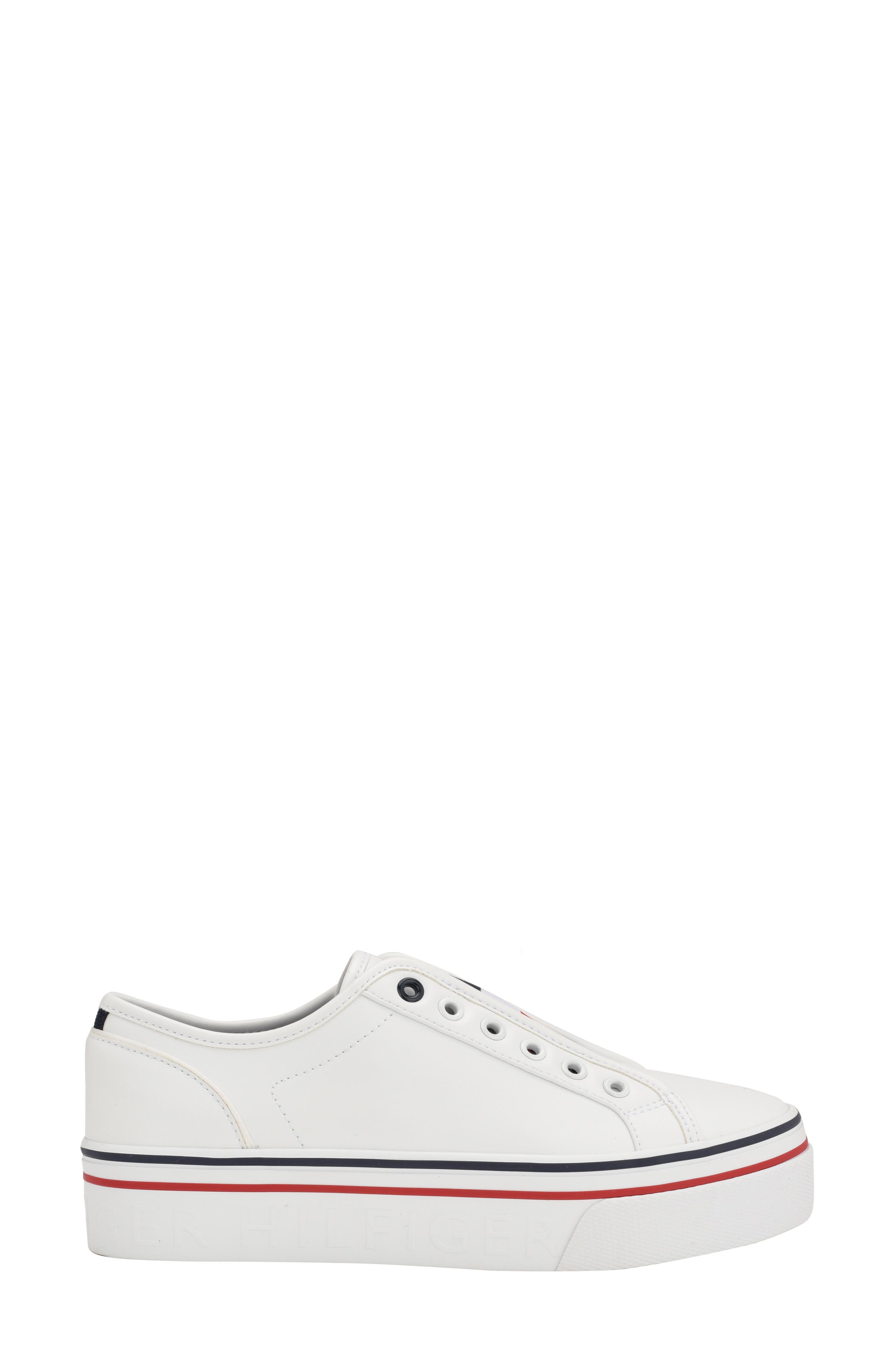 Tommy Hilfiger Balie Slip-On Platform Sneaker, Alternate, color, White