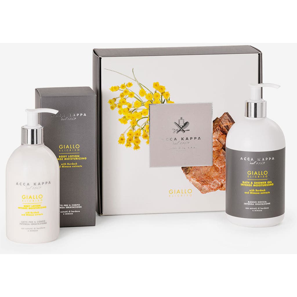 Acca Kappa Giallo Elicriso Body Care Gift Set In White