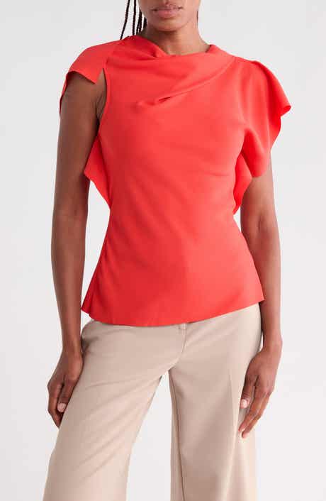 Natalie Drape Neck Shell