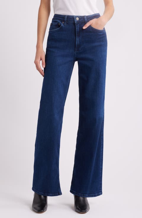 Getty High Waist Wide Leg Jeans (After Midnight)