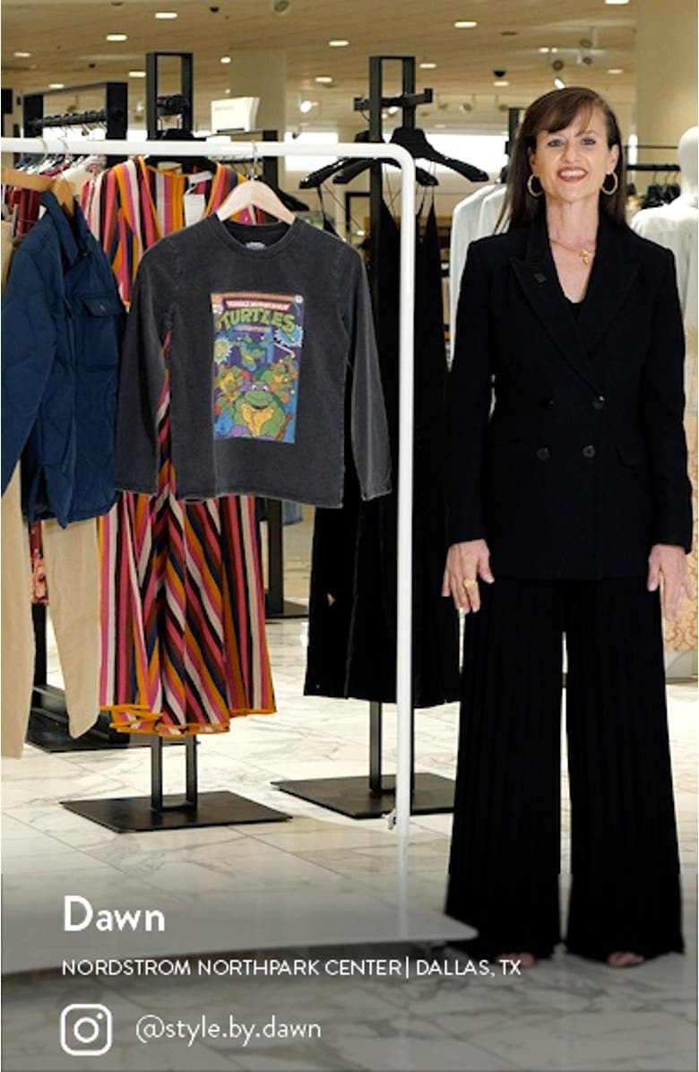 Kids' Distressed Comic Book Long Sleeve Graphic T-Shirt, sales video thumbnail