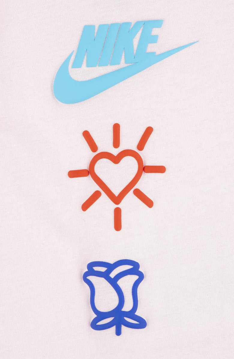 Nike Kids' Love Icon Stack T-Shirt, Alternate, color,
