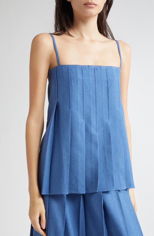 Eenk Pleated Sleeveless Top In Multi