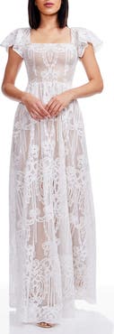Dress the Population Janis Lace Gown