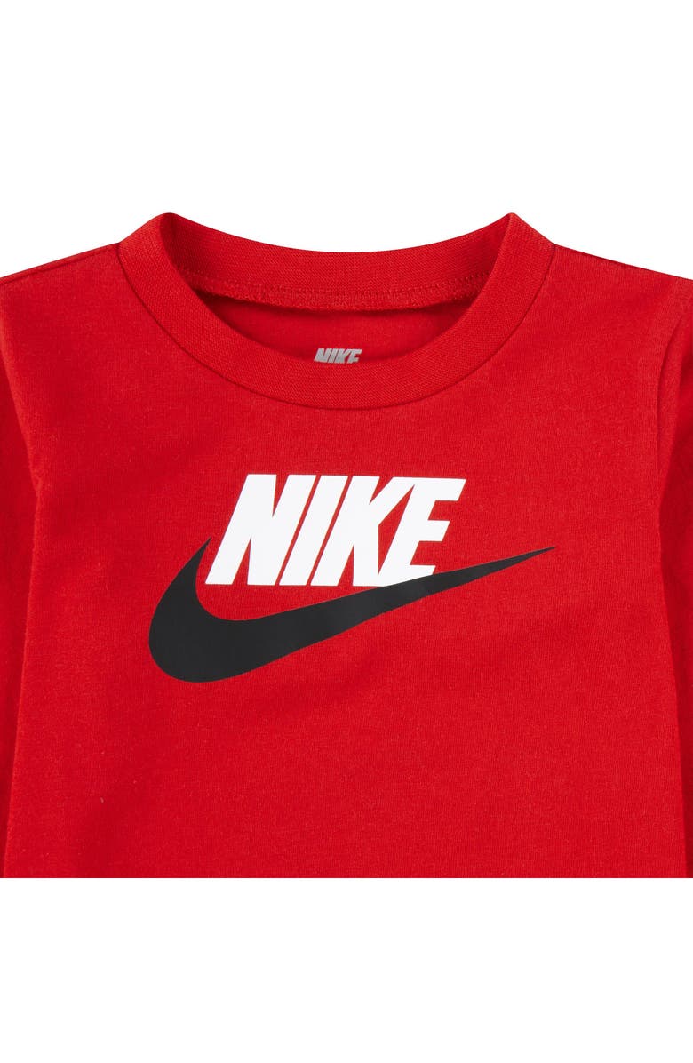 Nike Futura Long Sleeve Tee & Joggers Set, Alternate, color, University Red/ Black