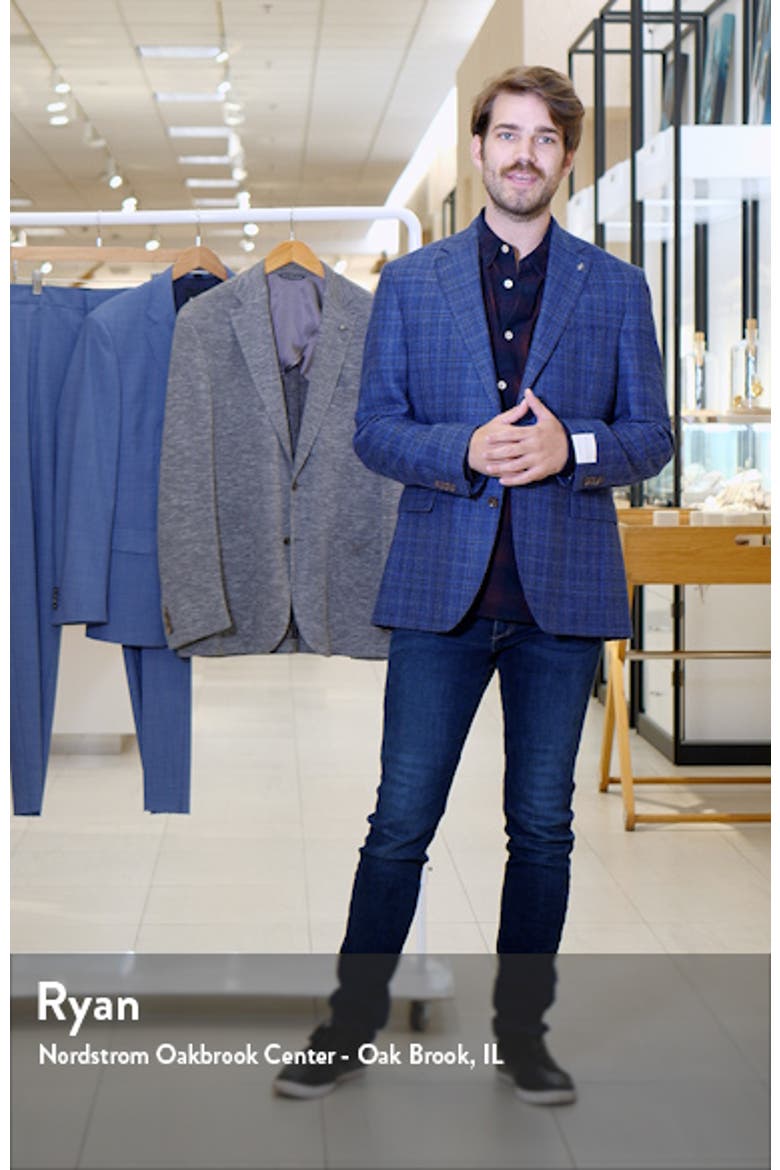Midland Plaid Wool & Silk Blend Sport Coat video