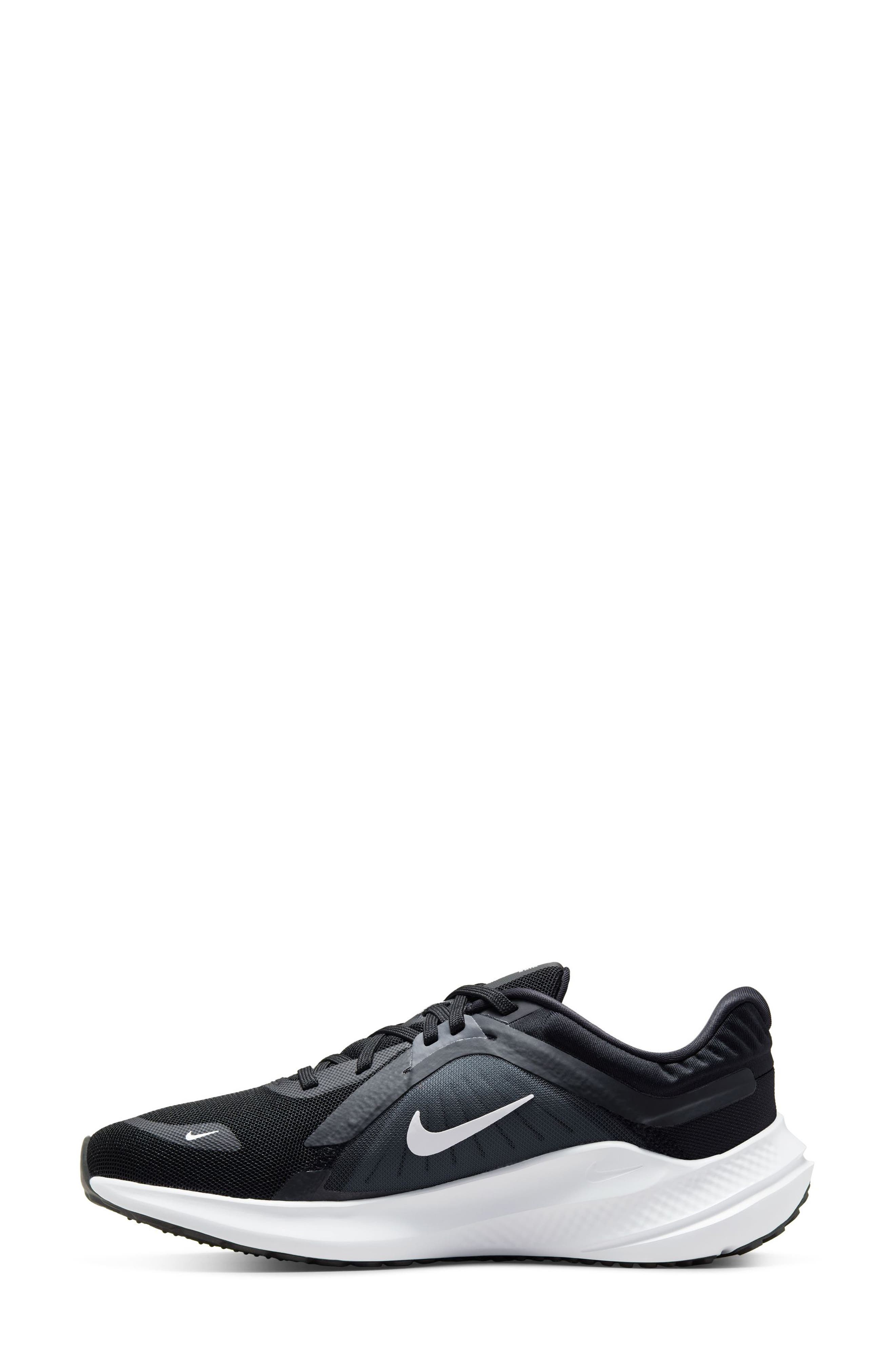 Quest 5 Sneaker, Alternate, color, BLACK/ WHITE/ GREY