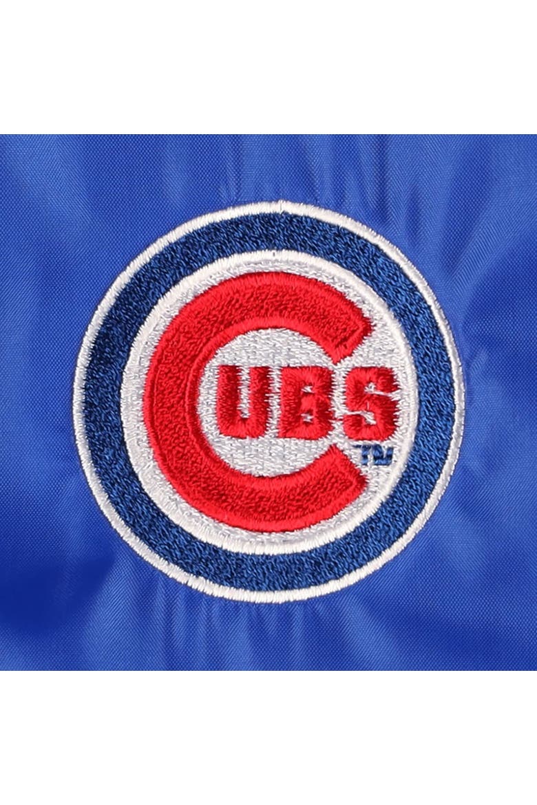 Men's Dunbrooke  Royal Chicago Cubs Coach's Raglan Full-Snap Windbreaker Jacket, Alternate, color, Royal