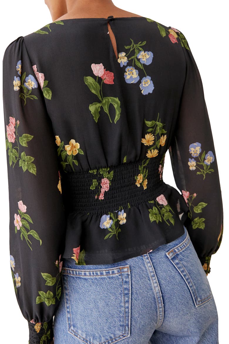 Hearth Long Sleeve Top, Alternate, color, NIGHT BLOOM