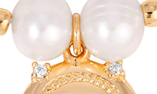 Ettika Eternal Gleam Mother Of Pearl Chain Bracelet
