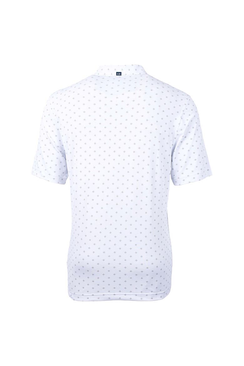 Men's Cutter & Buck White ECU Pirates Virtue Eco Pique Tile Recycled Polo, Alternate, color, White