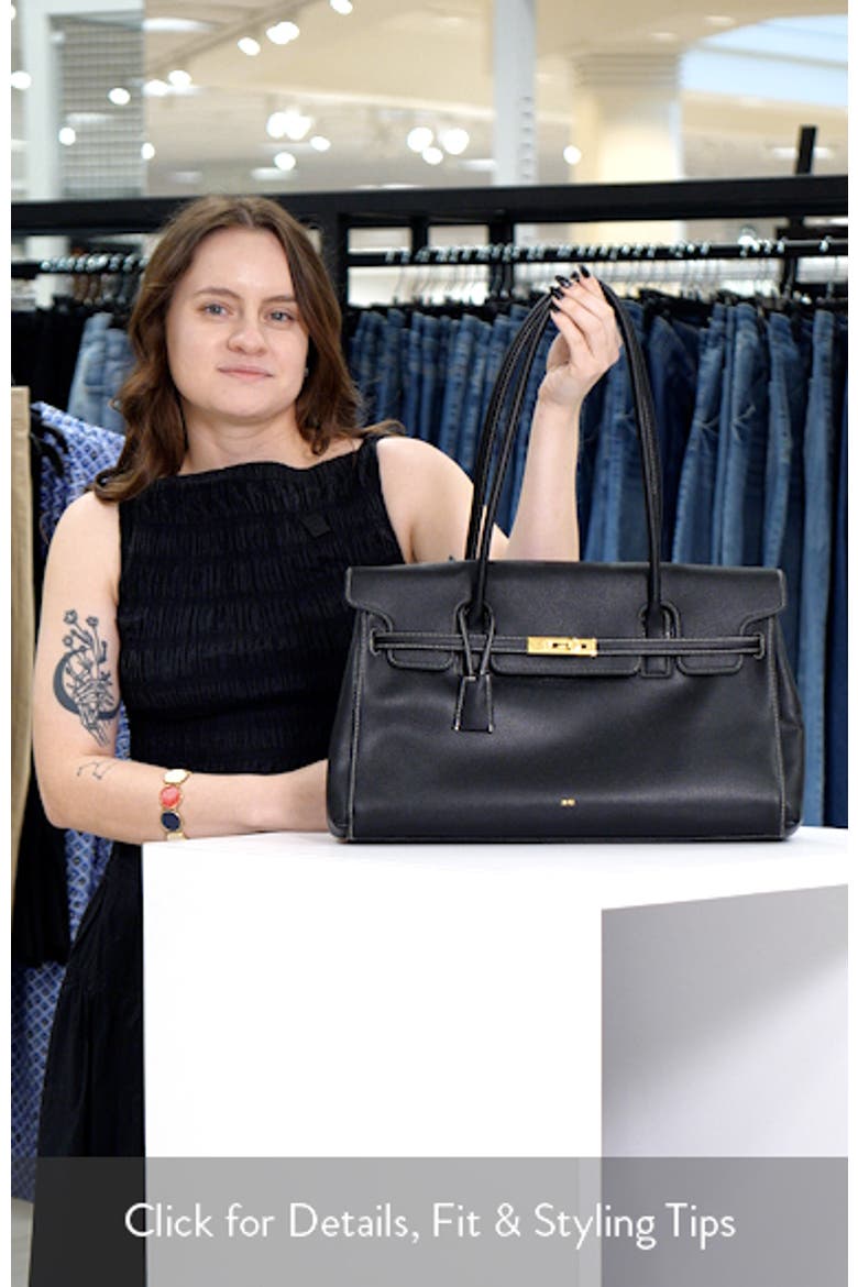 Large Yara Faux Leather Shoulder Bag video