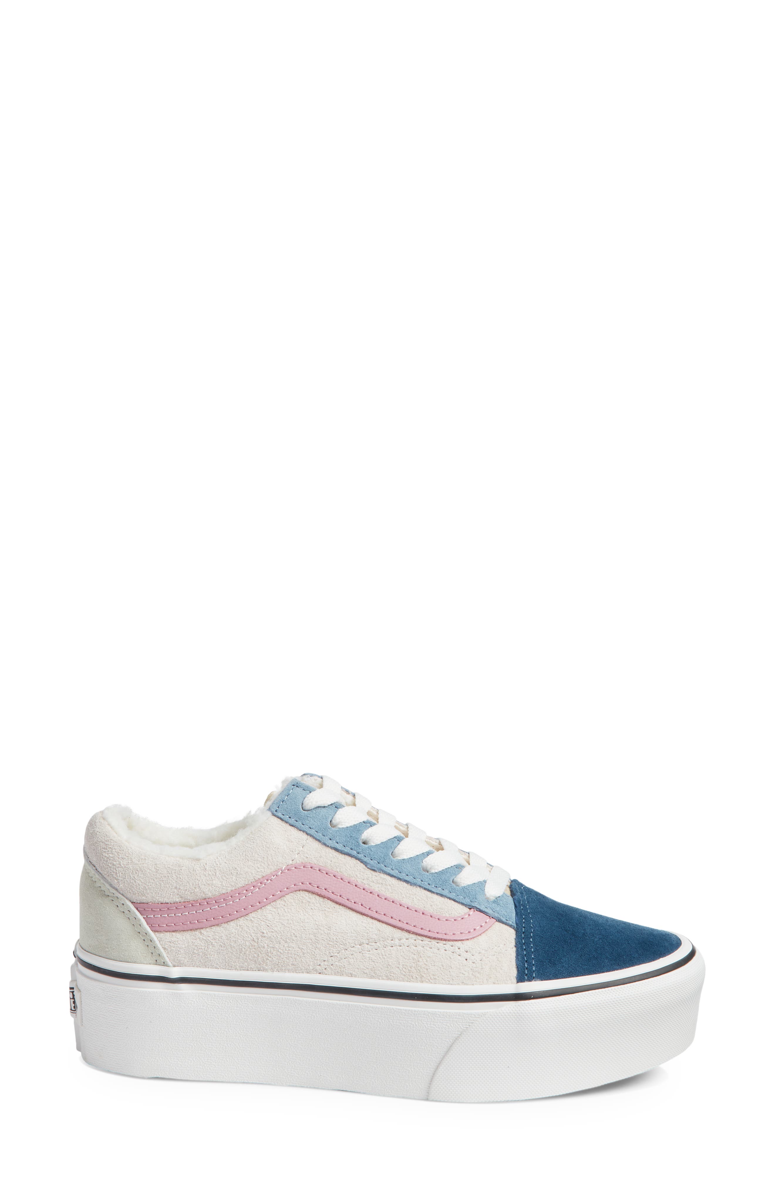 Old Skool Stackform Sneaker, Alternate, color, MULTI COLOR