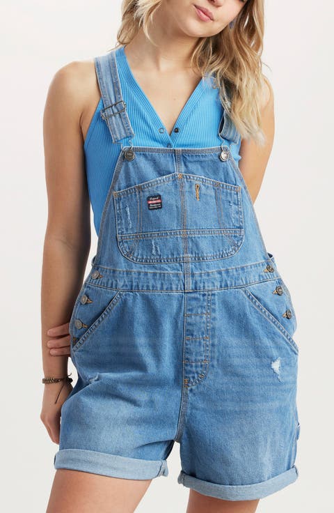 Mario Denim Shortalls