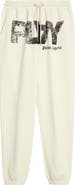 PLAY PALM ANGELS Logo Print Oversize Sweatpants