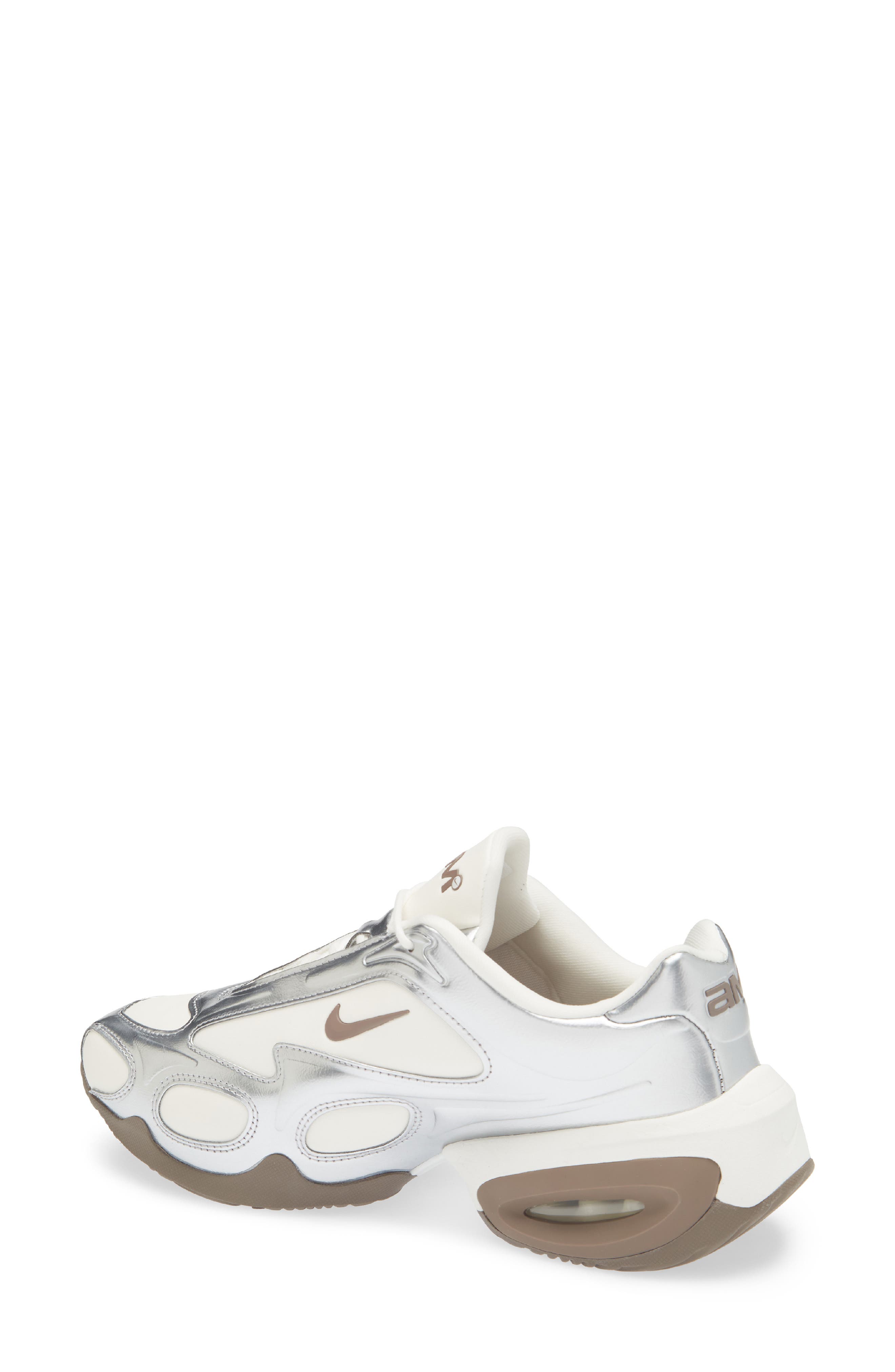 Nike Air Max Muse Sneaker, Alternate, color, Silver/ Mink Brown-Sail