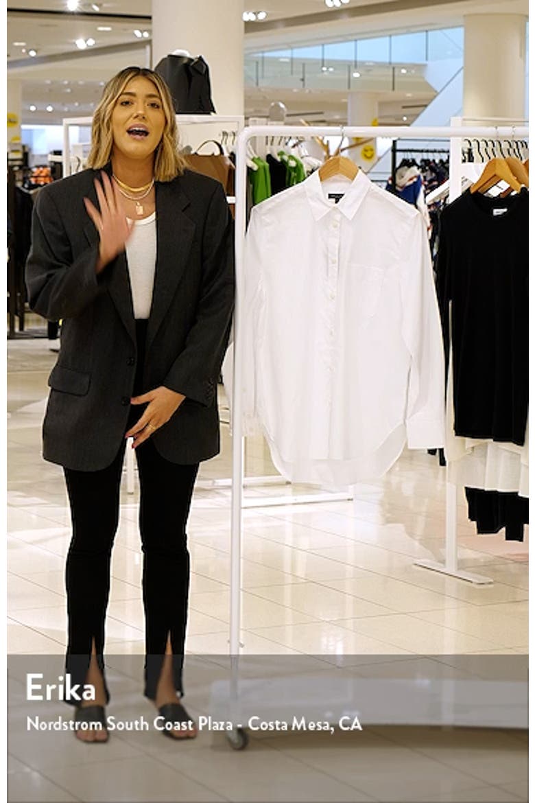 ICONS Maxine Cotton Poplin Button-Up Shirt video
