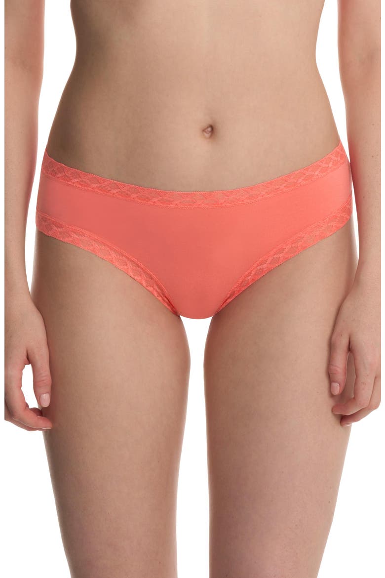 Bliss Cotton Girl Brief 3-Pack, Alternate, color, Neon Coral/Greystone/Paprika